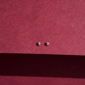 14k Polished 3mm Ball Stud Earrings