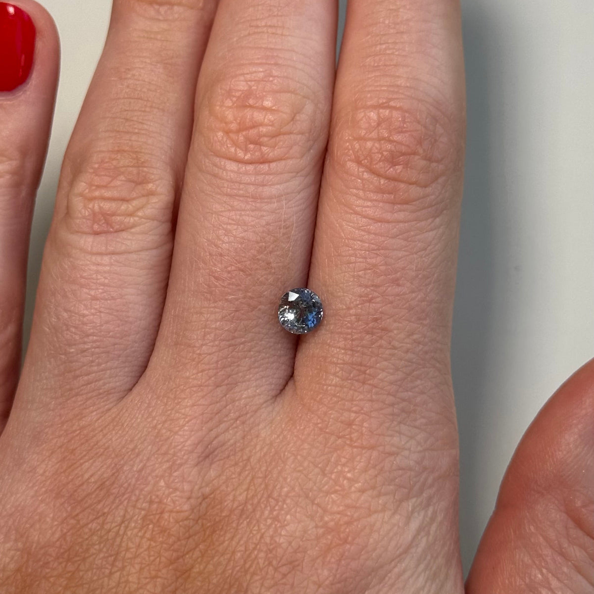 1.05ct Light Blue Oval Sapphire