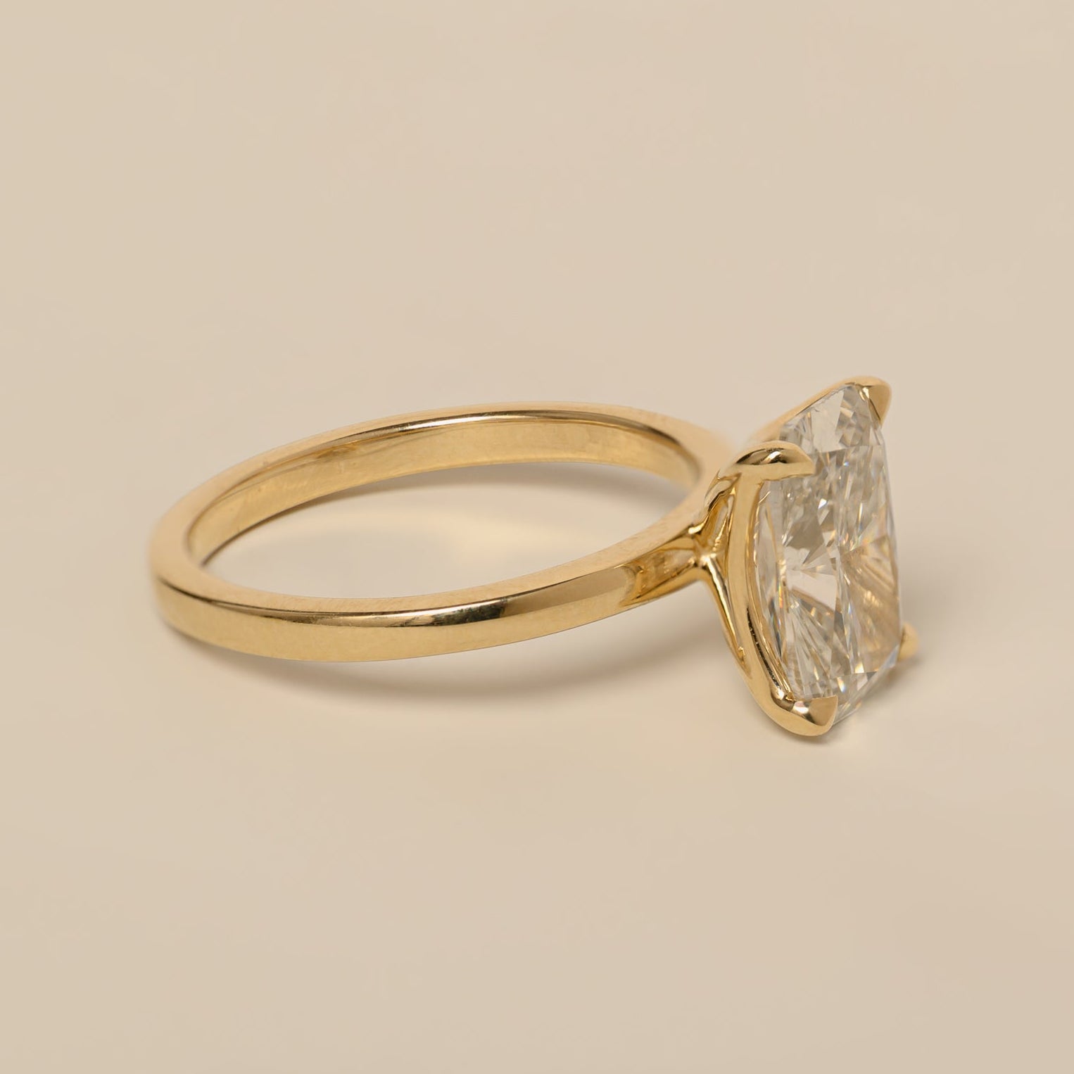3.53ct Elongated Cushion Lab Grown Diamond Max Ring