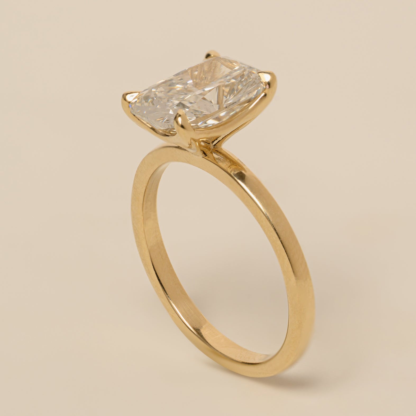 3.53ct Elongated Cushion Lab Grown Diamond Max Ring
