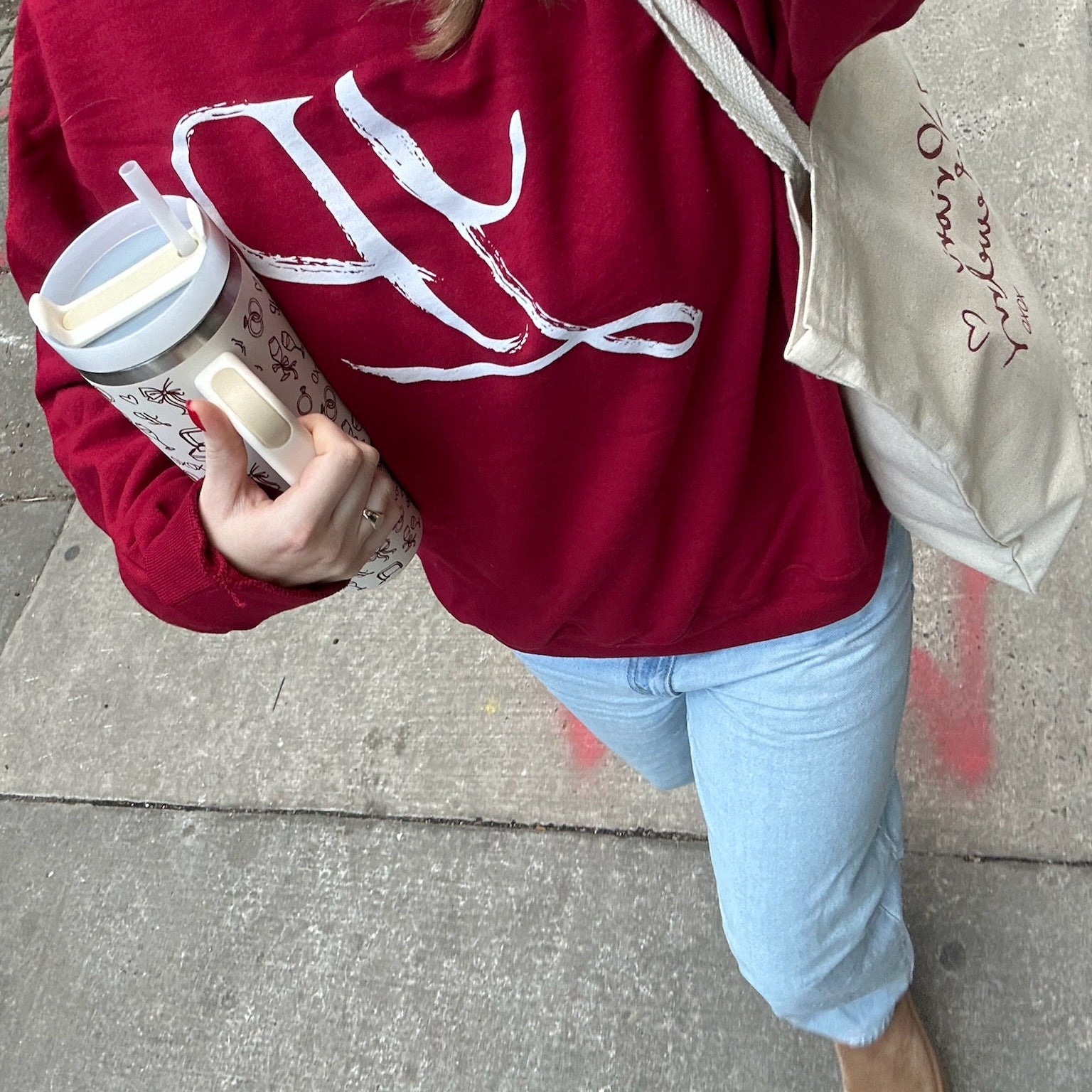 LP Doodle Art Tumbler Cup