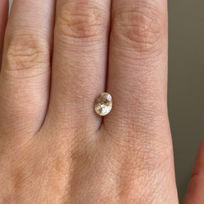 1.30ct Yellow Oval Sapphire