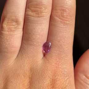 0.695ct Pink Sapphire Slice