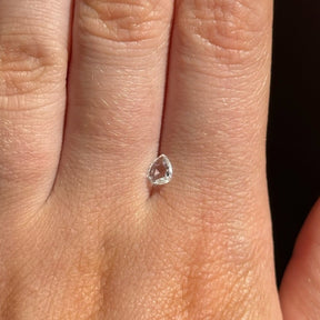 0.25ct Rose Cut Pear Shape Diamond