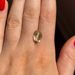 3.45ct Oval Rutilated Quartz