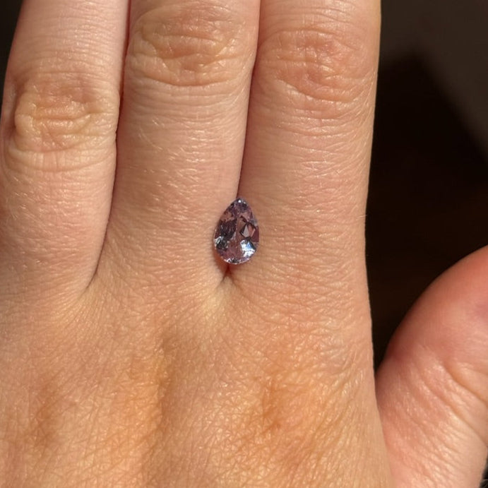 1.41ct Purple Pear Shape Tanzanite