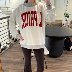 Reversable Mockneck Sweatshirt