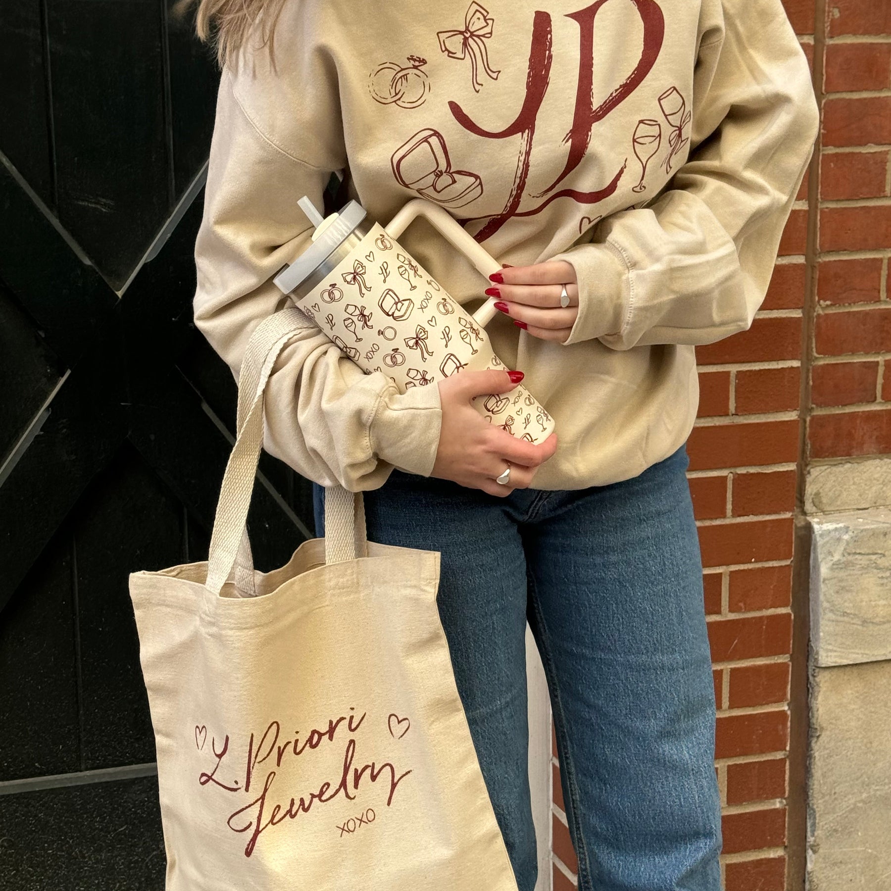 LP Doodle Art Tumbler Cup