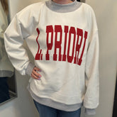 L.Priori Philly reversable mockneck sweatshirt oversized