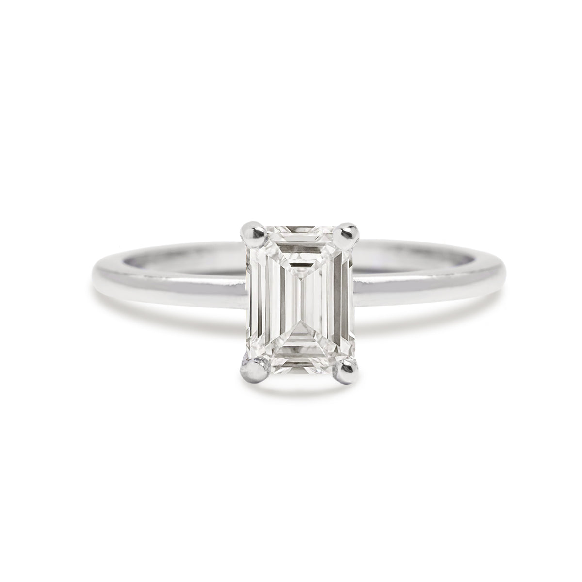 14k yellow, white, or rose gold diamond semi custom ring with scalloped rail