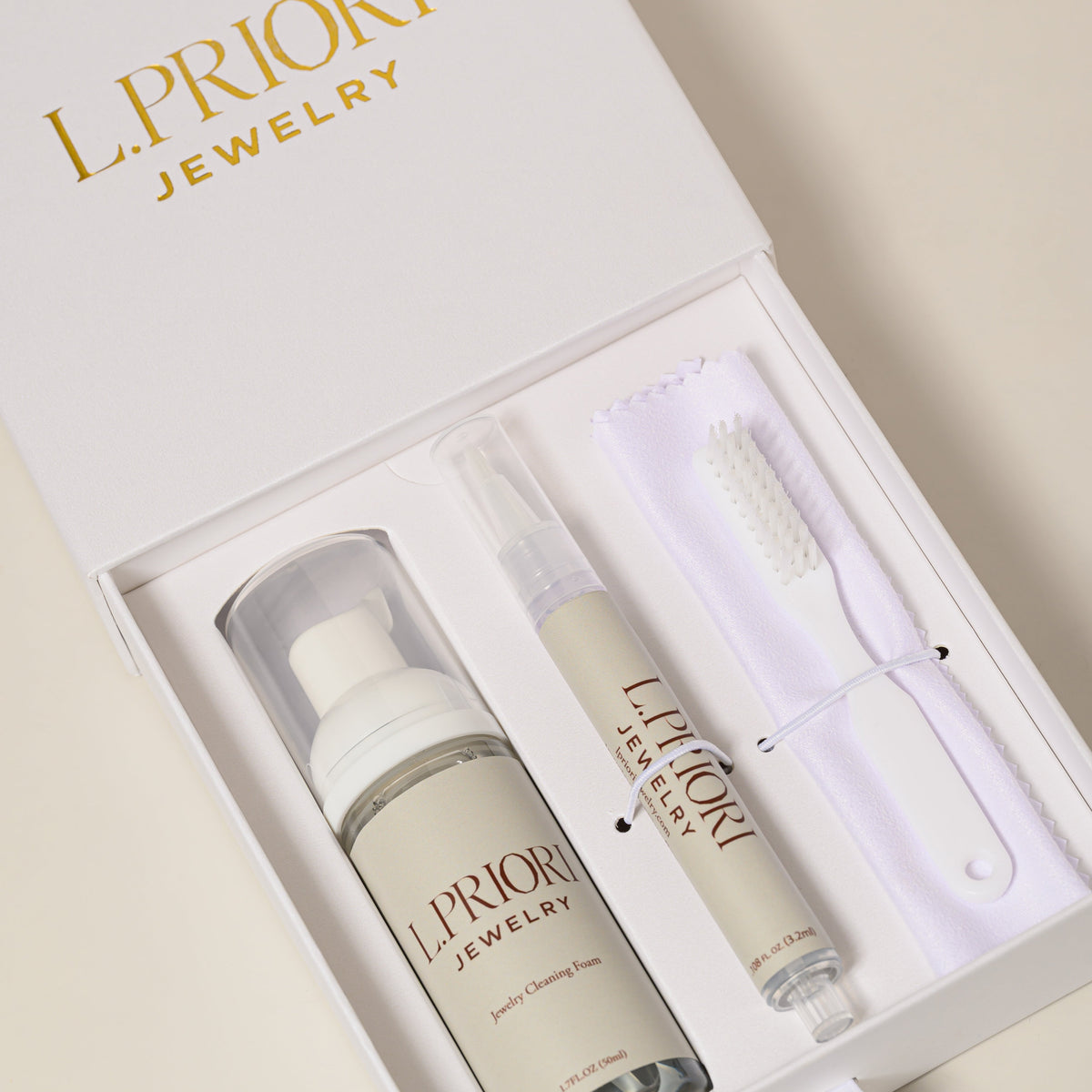 jewelry cleaner kit with foam cleaner soft bristle brush travel jewelry cleaner pen