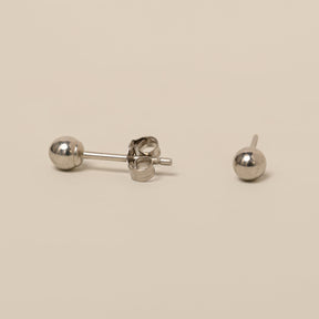 14k Polished 3mm Ball Stud Earrings