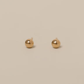 14k Polished 3mm Ball Stud Earrings