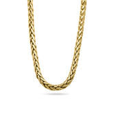 Estate 18K Yellow Gold Kahle Gold Wheat Chain Necklace