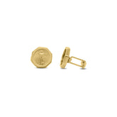 Estate 14k Yellow Gold Coin Cufflinks