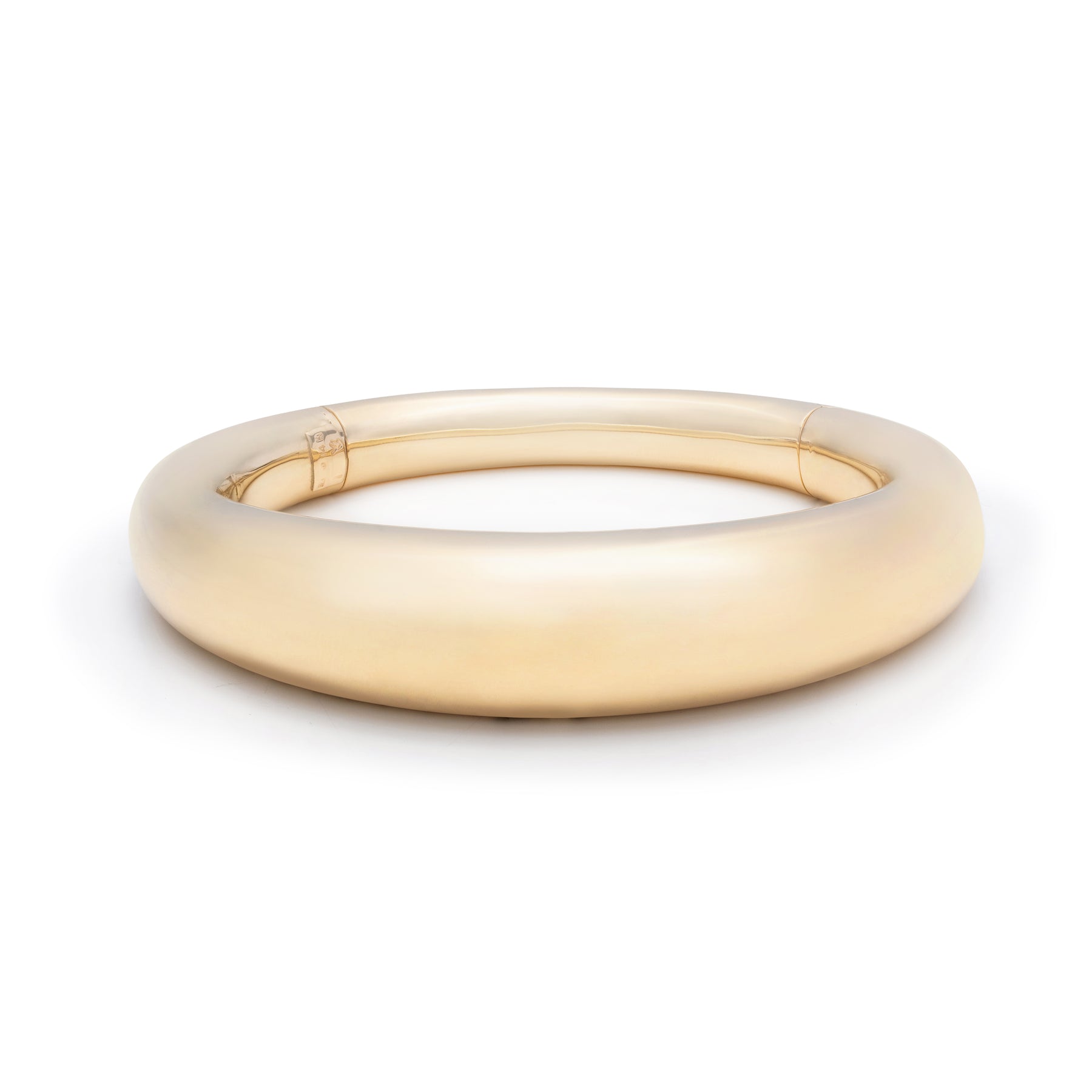 Estate 14k Yellow Gold Gold Dome Bangle