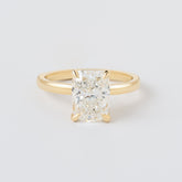 2.54ct Elongated Cushion Lab Grown Diamond Violet Ring
