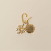 14k gold charm holder clip