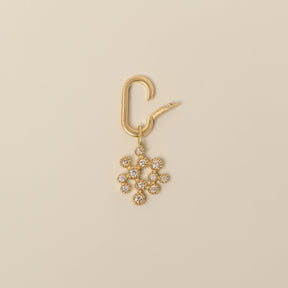 14k Gold Charm Holder Clasp