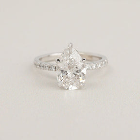 2.53ct Pear Lab Grown Diamond Louise Ring