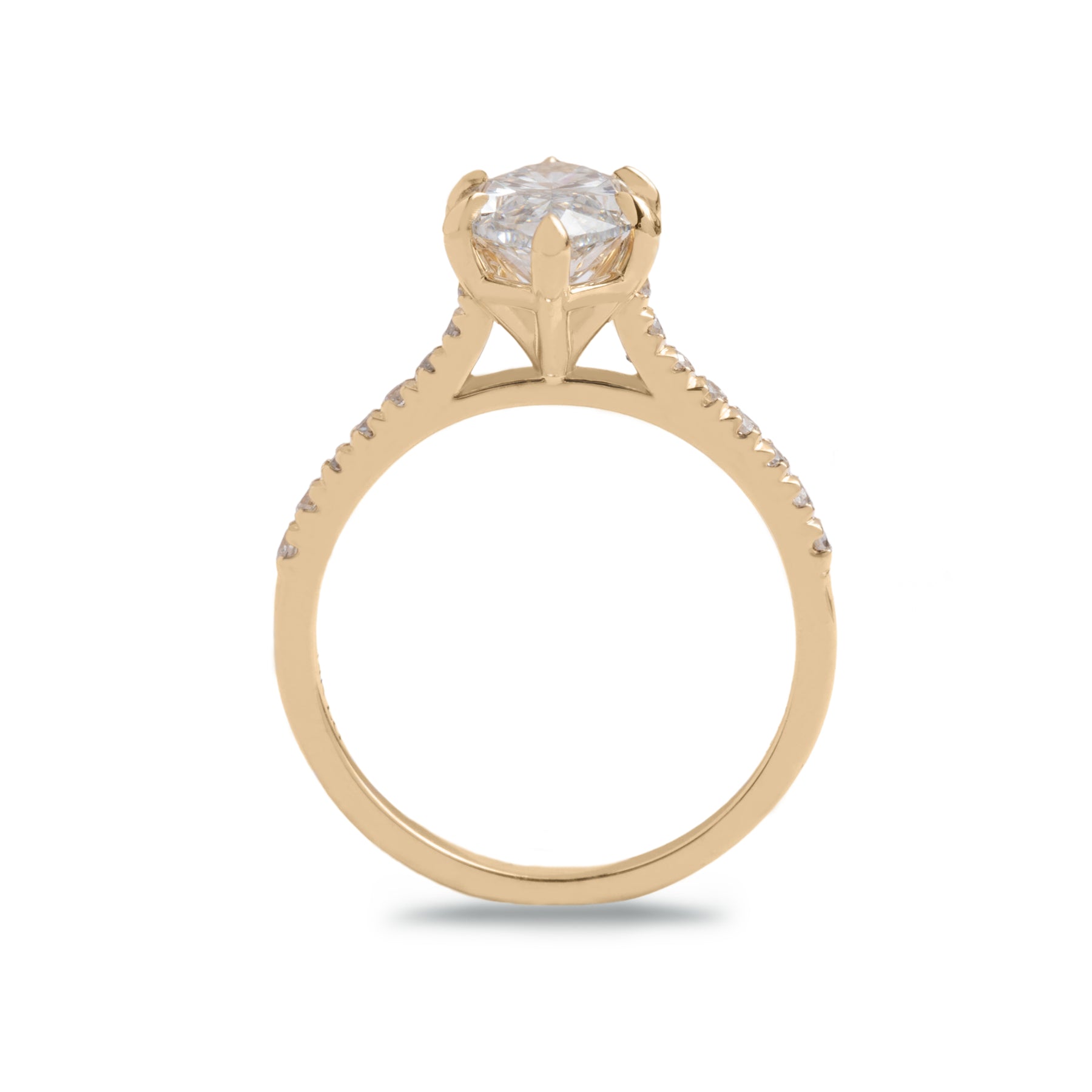 2.02ct Marquise Lab Grown Diamond Nova Ring