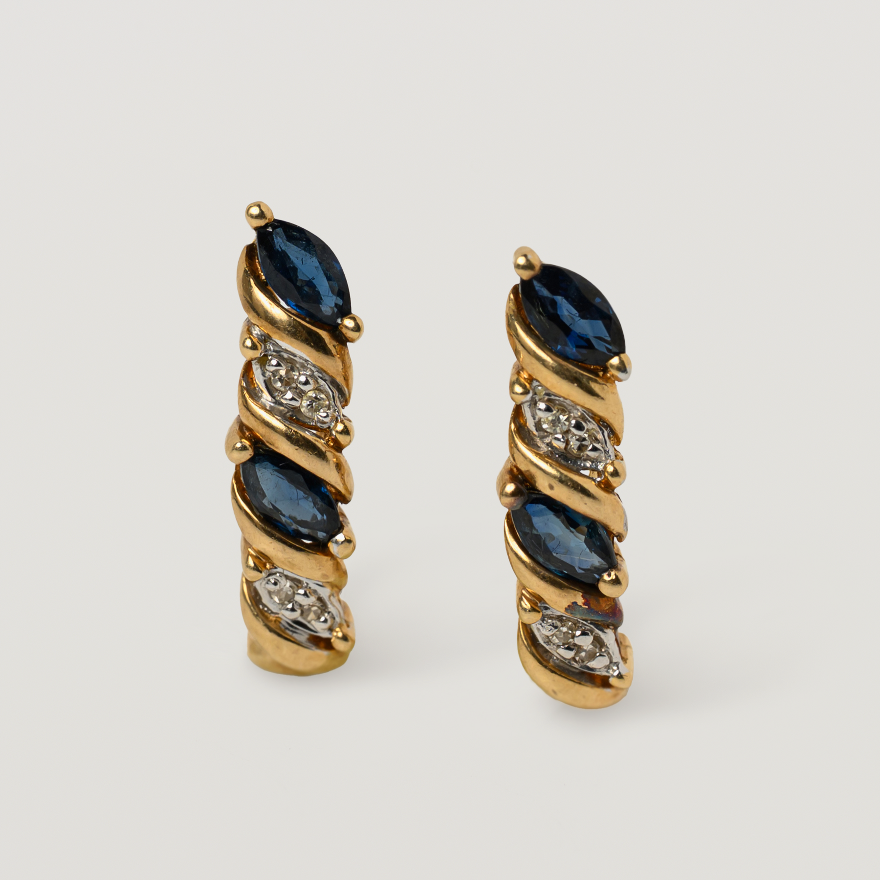 Navy Earrings