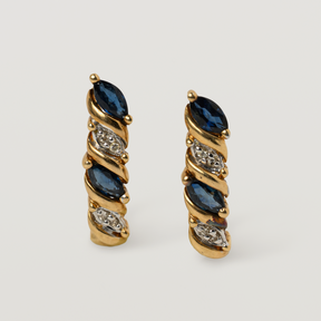 Navy Earrings