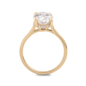4.00ct Oval Lab Grown Diamond Lena Ring