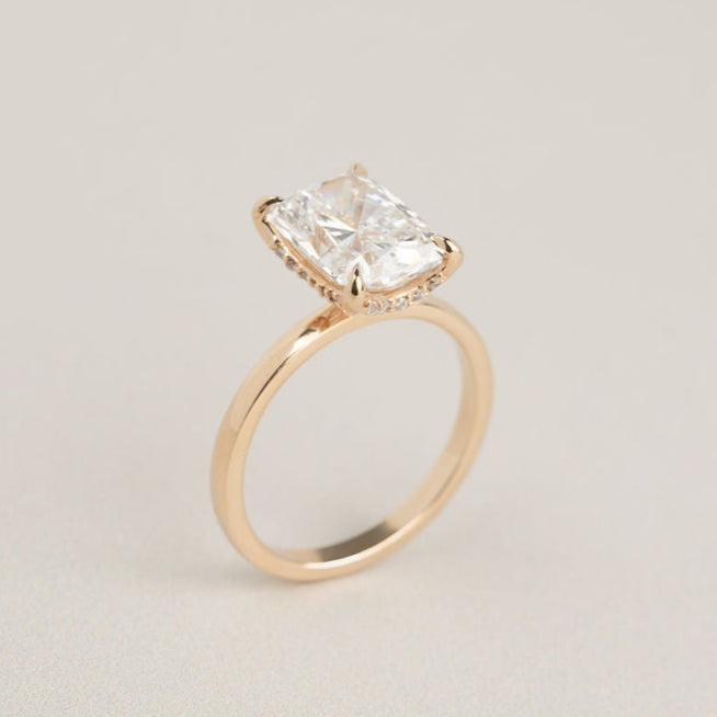 3.58ct Radiant Lab Grown Diamond Phoebe Ring