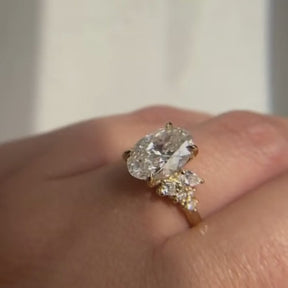 2.50ct Oval Lab Grown Diamond Astrid Ring