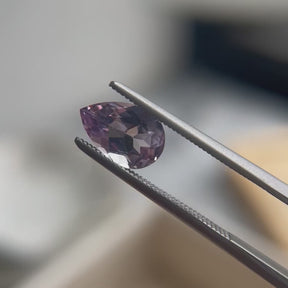 1.41ct Purple Pear Shape Tanzanite