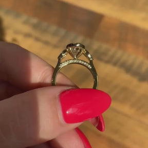2ct Pear Lab Grown Diamond Tatum Ring