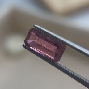 2.29ct Emerald Cut Pink Tourmaline