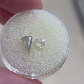 0.72tcw Parcel of Rough Diamond Shields