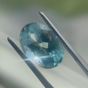 6.68ct Oval Sky Blue Topaz