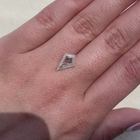 2.02ct Gray J/I3 Kite Shape Diamond