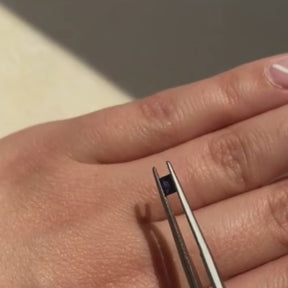 0.25ct Emerald Cut Blue Sapphire
