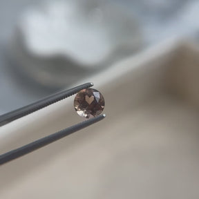 0.89ct Round Orange Tourmaline