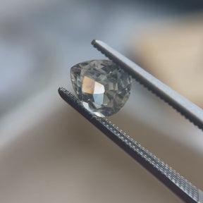 1.28ct Pear Shape Light Yellow Montana Sapphire