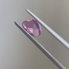 0.695ct Pink Sapphire Slice