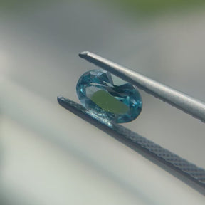 0.92ct Oval Blue Topaz