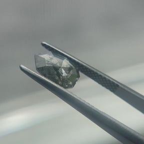 1.19ct Rose Cut Canadian Gray Diamond