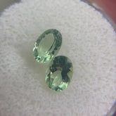 1.71tcw Oval Mint Tourmaline Pair