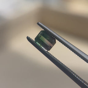 1.48tcw Parcel of Emerald Cut Bicolor Watermelon Tourmaline