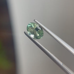 1.71tcw Oval Mint Tourmaline Pair
