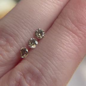 0.58tcw Parcel of Round Cognac Diamonds