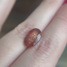 4.22ct Oval Oregon Sunstone