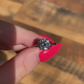 2.07ct Round Lab Grown Diamond Michelle Ring
