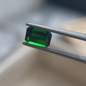 1.55ct Chrome Green Emerald Cut Tourmaline