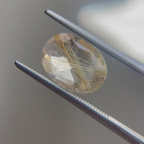 3.45ct Oval Rutilated Quartz